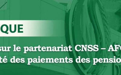 COMMUNIQUE CNSS : Clarification sur le partenariat CNSS-AFG Bank Gabon et la continuité des paiements des pensons